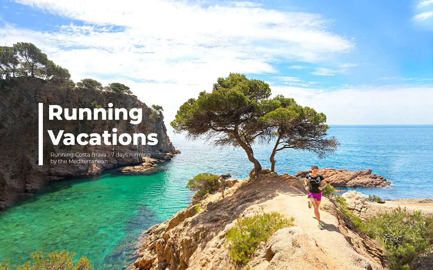 Trail running vacation group