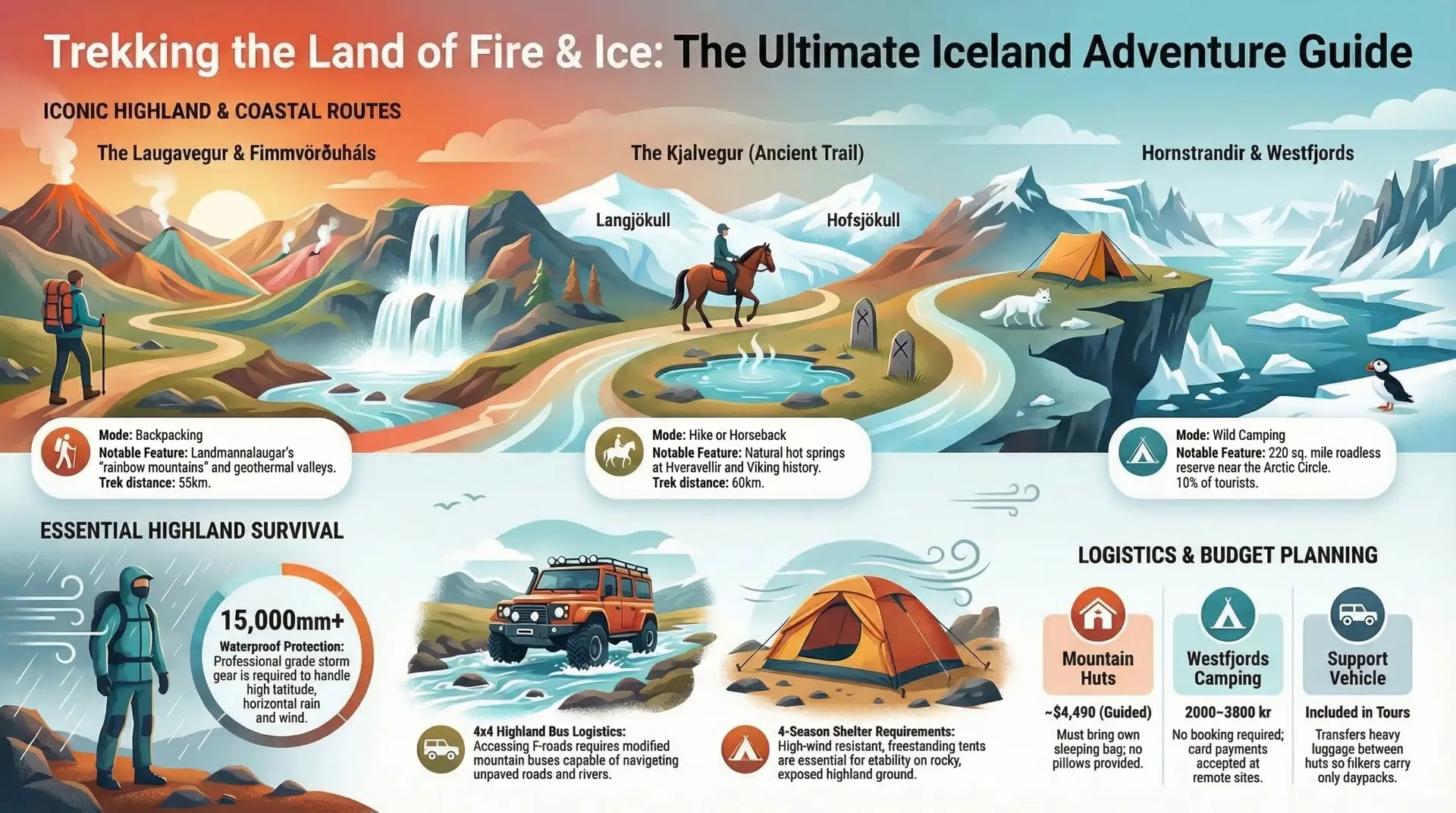 Trail running in Iceland