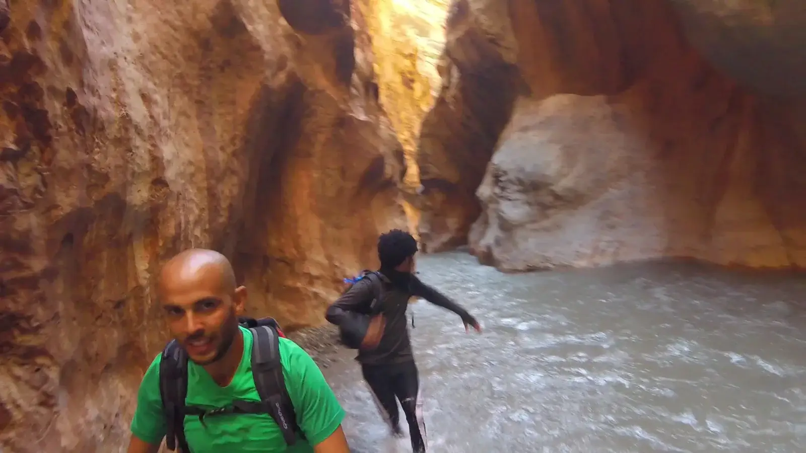 Morocco canyon wade — Morocco — Atlas to Sahara