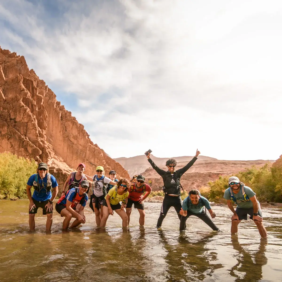 Morocco river pose — Morocco — Atlas to Sahara