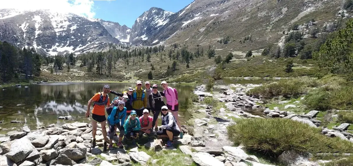 An alpine lake high in the Pyrenees