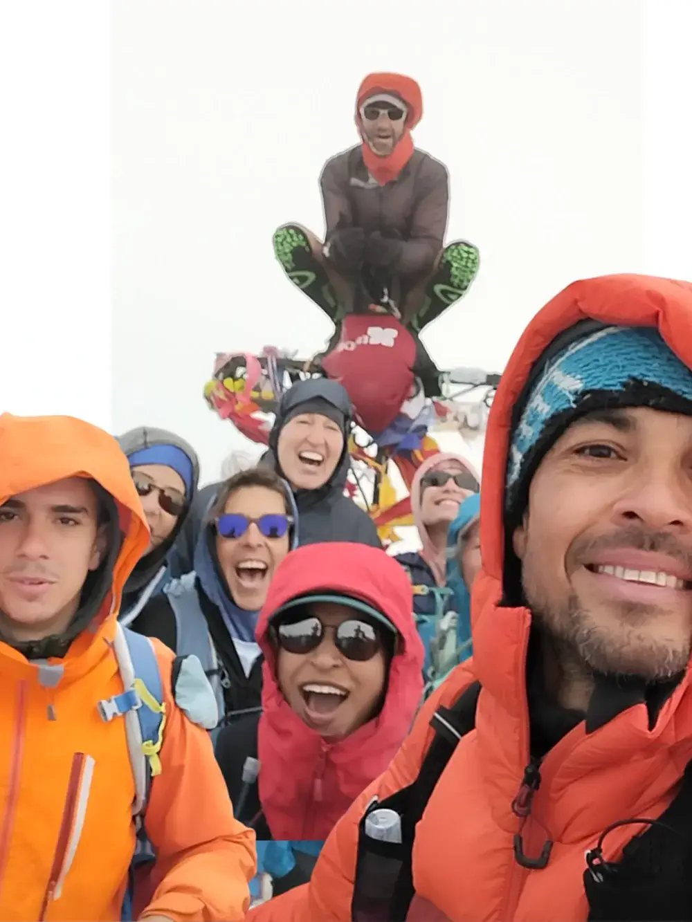 Summit selfie — Pyrenees to Med — The Cross-Border Classic